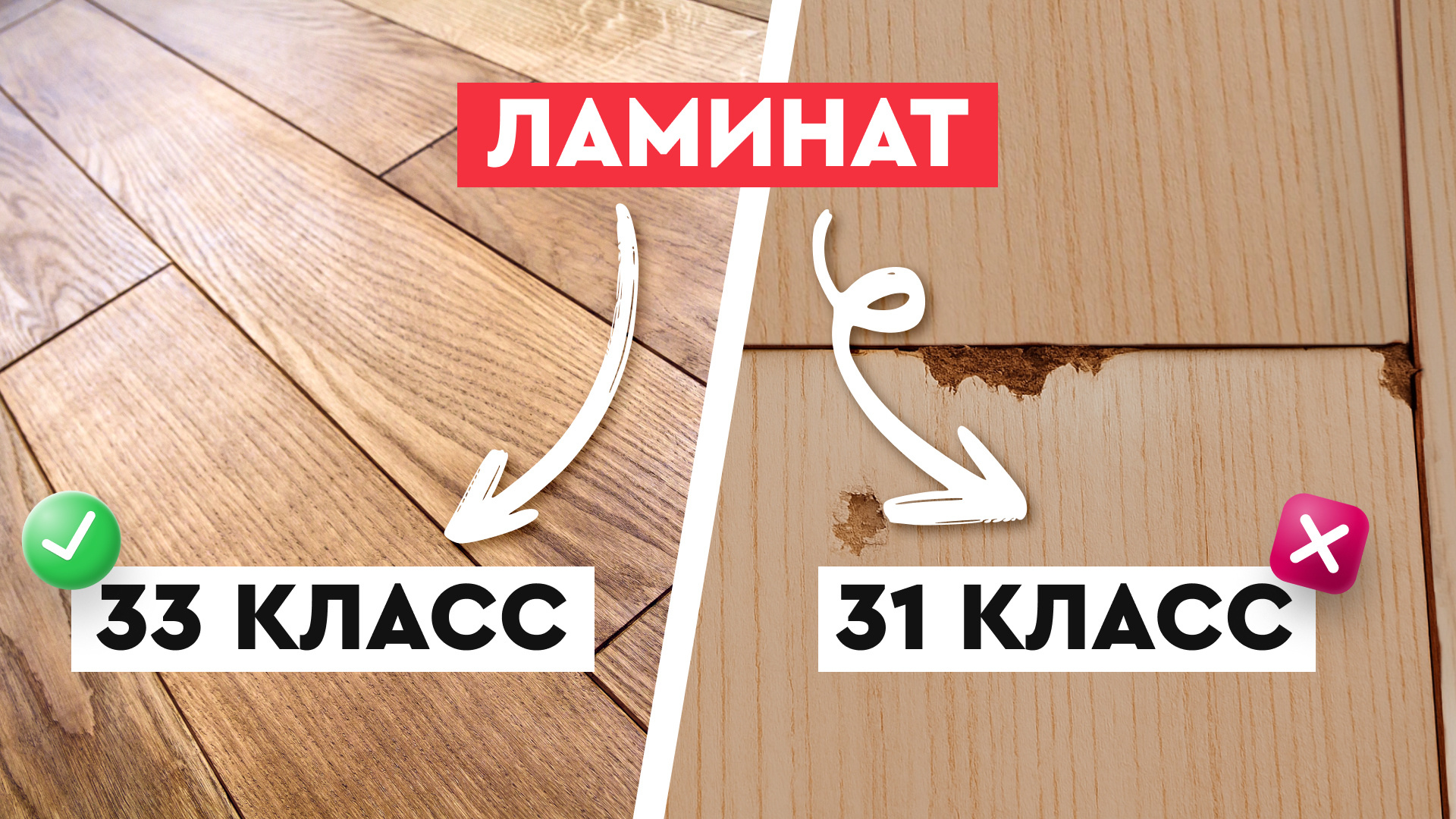 Какой ламинат выбрать: 32 или 33 класса?