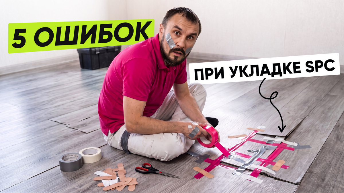 5 ошибок при укладке SPC: рекламе поверили, инструкцию не прочитали